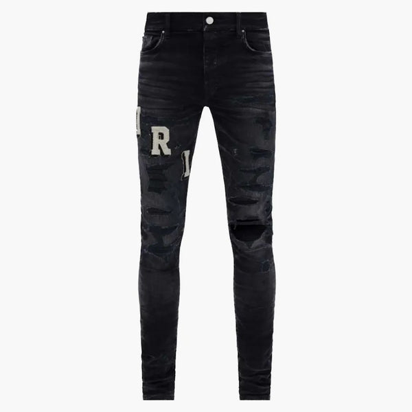 Amiri varsity Jean vybledl černou