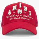 Amiri Varsity Logo Trucker Cap Red