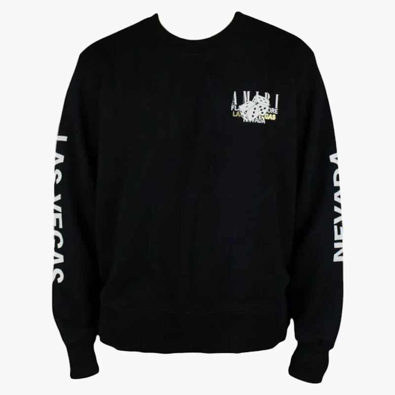 Amiri Vegas Exkluzivní Crewneck Black
