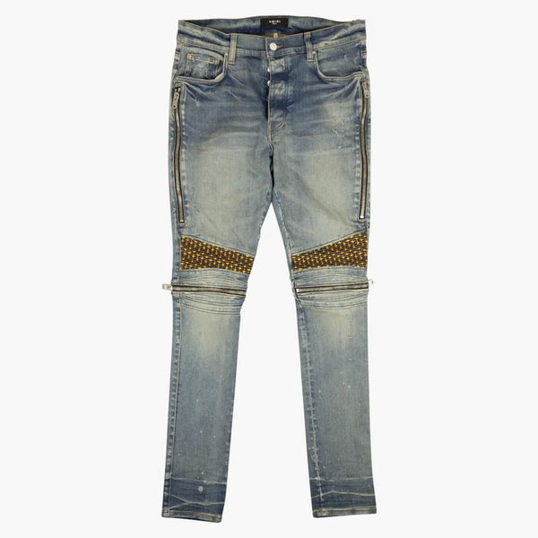 Amiri Velvet PJ MC2 Skinny Jeans Indigo