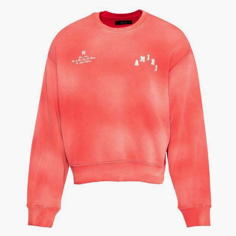 Amiri Vintage Collegiate CrewNeck Red