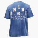Maglietta collegiata vintage amiri blu