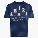Maglietta collegiata vintage amiri blu scuro
