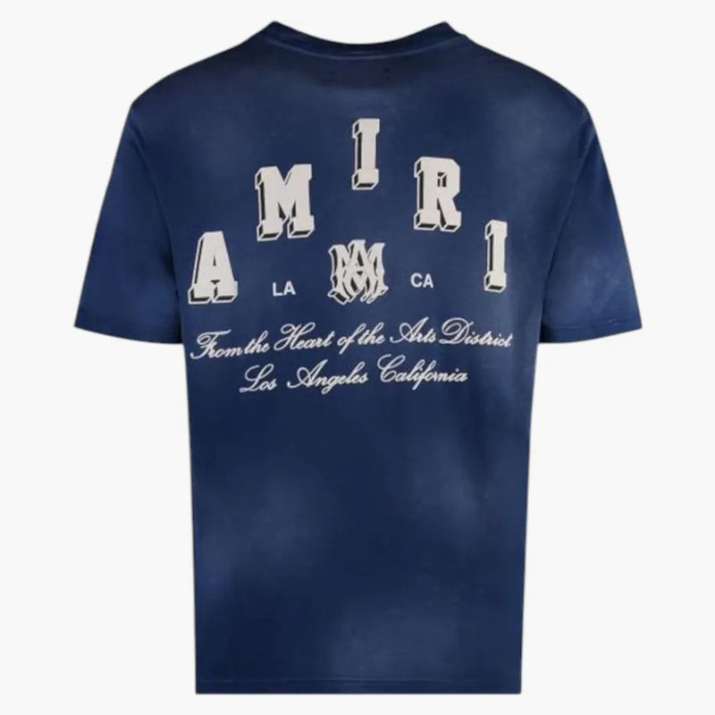 Amiri Vintage Collegiate tričko tmavě modré