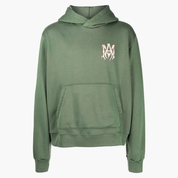 Amiri Watercolor MA Hoodie Green/Peach