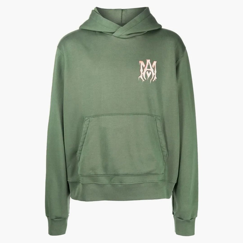 Amiri Watercolor MA Hoodie Green/Peach