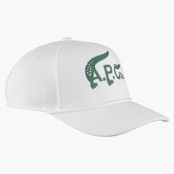 A.p.c. X Lacoste baseball cap vit
