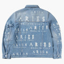 Ariete Blu una giacca di jeans distrutta