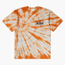 Väduren tempel slips färgämne t-shirt orange