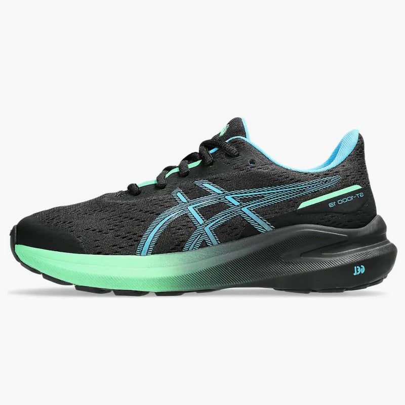 Asics Gt-1000 13 Black Digital Aqua (gs)