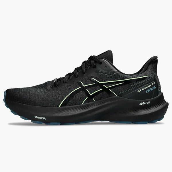 Asics Gt-2000 12 Gtx Black Illuminate Green
