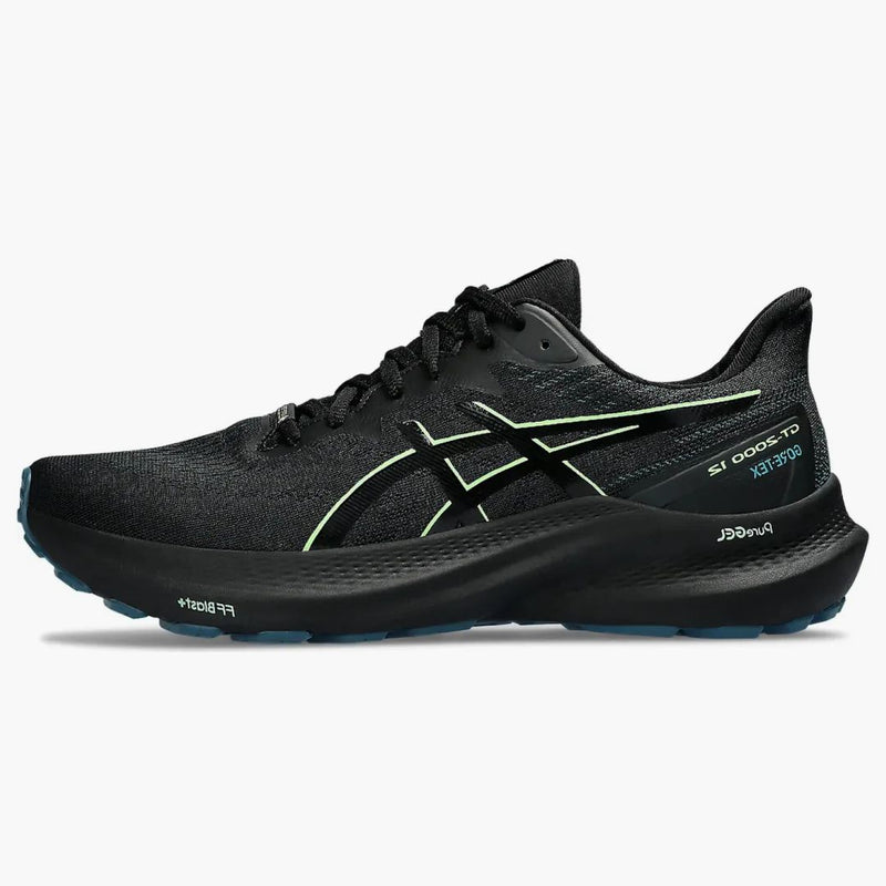 Asics Gt-2000 12 Gtx Black Illuminate Green