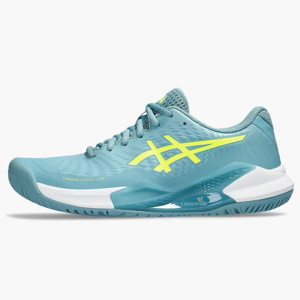 Asics Gel-Challenger 14 Gris Blue Safety Yellow (Women's)