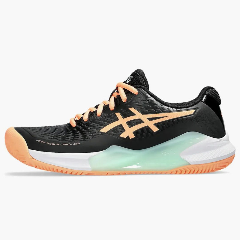 Asics Gel-Challenger 14 Padel Black Bright Sunstone (mujer)