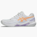 Asics Gel-dedicate 8 Pickleball White Bright Sunstone (women's)