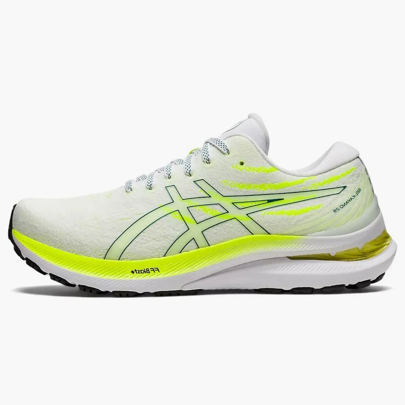 Asics Gel-kayano 29 White Velvet Pine Safety Yellow (women's)