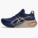 Asics Gel-nimbus 26 Platinum Blue Expanse Rose Gold (women's)