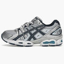 Asics Gel-nimbus 9 Pure Silver French Blue (women's)