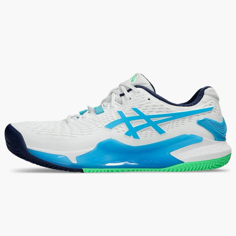 Asics Gel-resolution 9 Clay White Digital Aqua