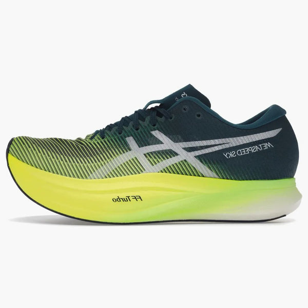 Asics Metaspeed Sky+ Velvet Pine Safety Yellow