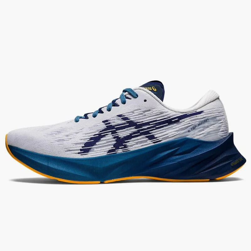 Asics Novablast 3 White Deep Ocean
