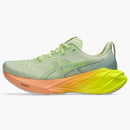 Asics Novablast 4 Paris Cool Matcha Safety Yellow (women's)