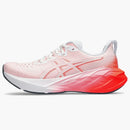 Asics Novablast 4 White Sunrise Red