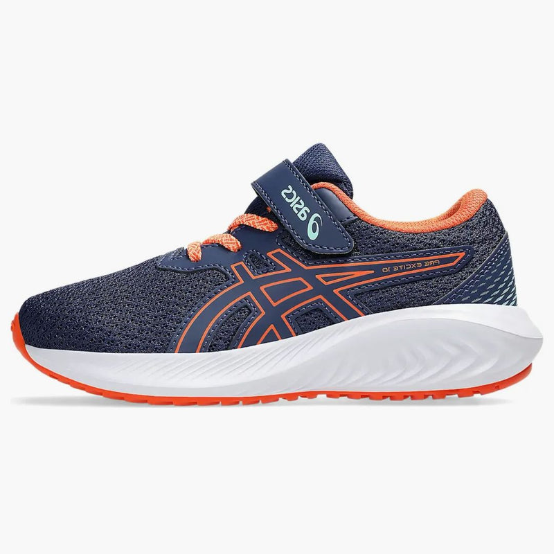 Asics Pre Excite 10 Indigo Blue Nova Orange (ps)