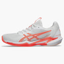 Asics Solution Speed Ff 3 Clay White Sun Coral (women's)