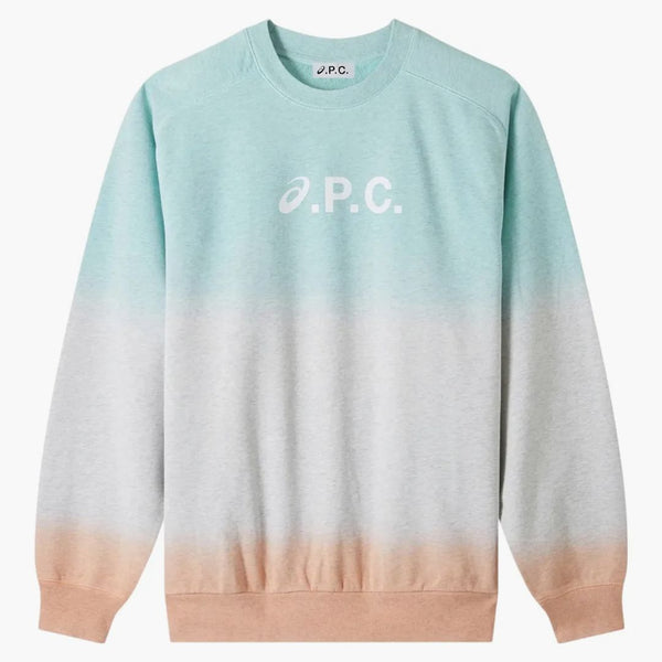 Asics X Apc Lake Dip Dye Sweatshirt Multicolor