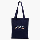 Asics X Apc Lou Tote Bag Indigo