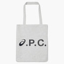 Asics X Apc Lou Tote Bag Pale Heather Gray