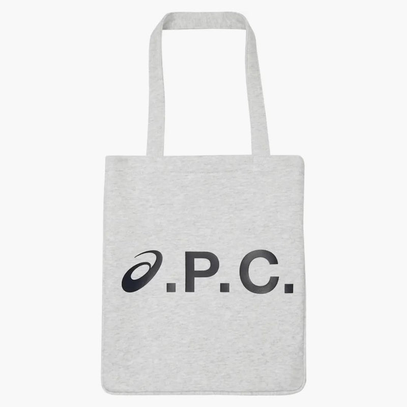 Asics X Apc Lou Tote Bag Pale Heather Gray