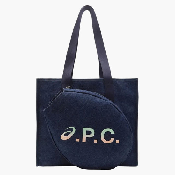 Asics X Apc Racquet Tote Bag Indigo