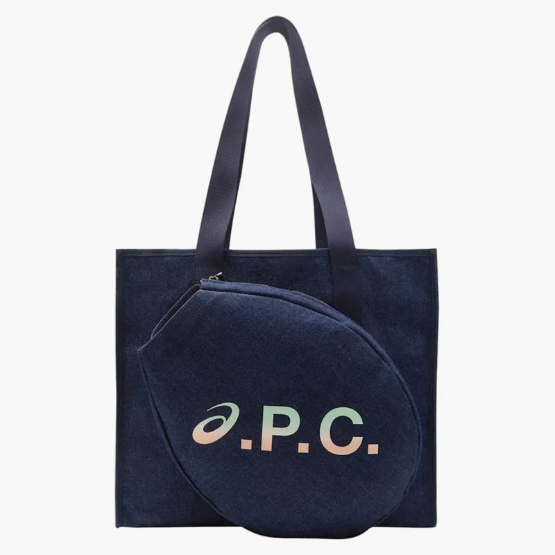Asics X Apc Racquet Tote Bag Indigo