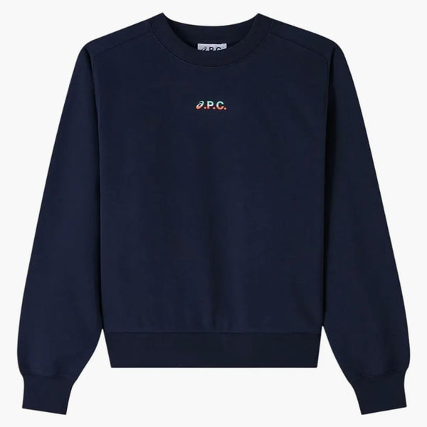 Asics X Apc Stone Sweatshirt Dark Navy Blue
