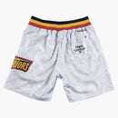 Aape X Mitchell & Ness Golden State Warriors Shorts White