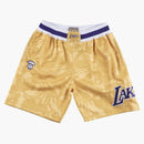 Aape X Mitchell & Ness Los Angeles Lakers Shorts Gold