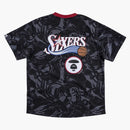 Aape X Mitchell & Ness Philadelphia 76ers BP Jersey Black