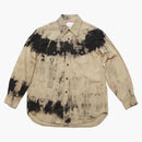 Acne Studios Denim Relaxed Fit Shirt Black/beige