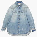 Acne Studios Denim Relaxed Fit Shirt Light Blue
