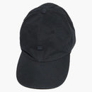 Acne Studios Face Logo Baseball 6-panel Cap Black