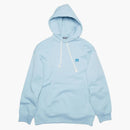 Acne Studios Face Patch Logo Hooded Sweatshirt Powder Blue