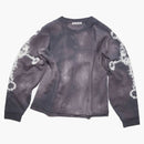 Acne Studios Raglan Tie-dye Crewneck Sweatshirt Dusty Purple