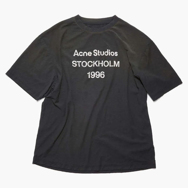 Acne Studios Stockholm 1966 Logo T-shirt Black