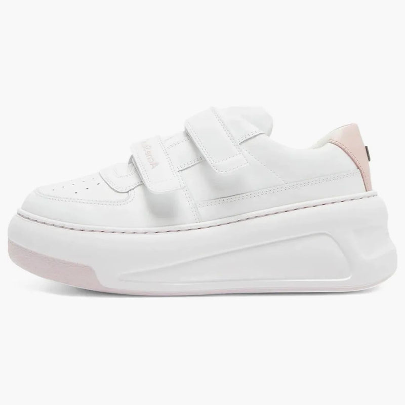 Acne Studios Steffey U Friend Raise Sneakers Optic White Pink (women's)