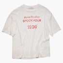Acne Studios Stockholm 1996 Stamp T-shirt Pale Orange