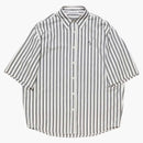Acne Studios Stripe Button-up Shirt Black/white