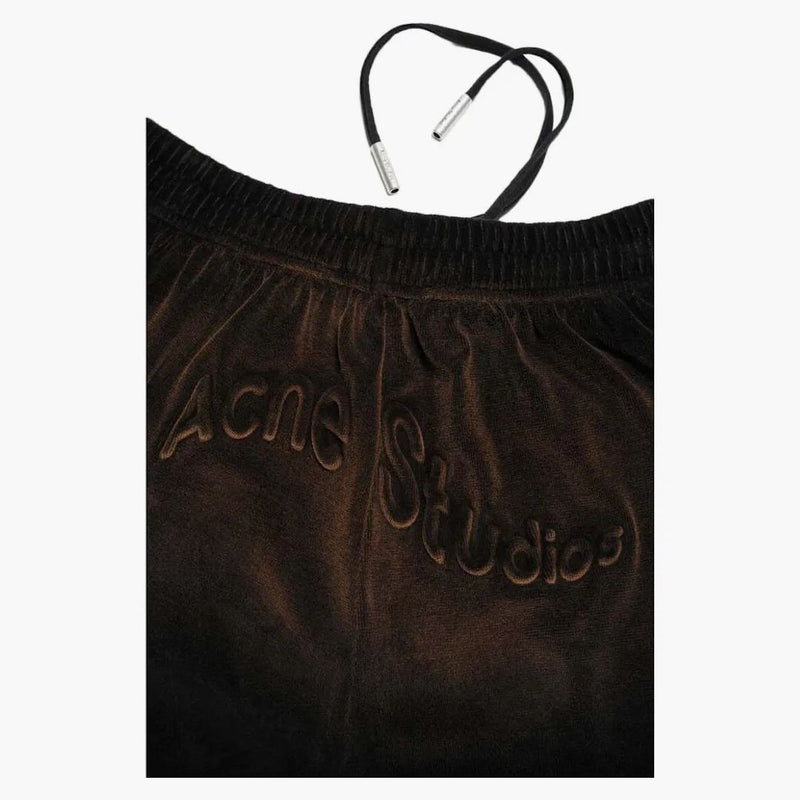 Acne Studios Velour Trousers Black
