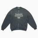 Acne Studios Zip Logo Sweater Black